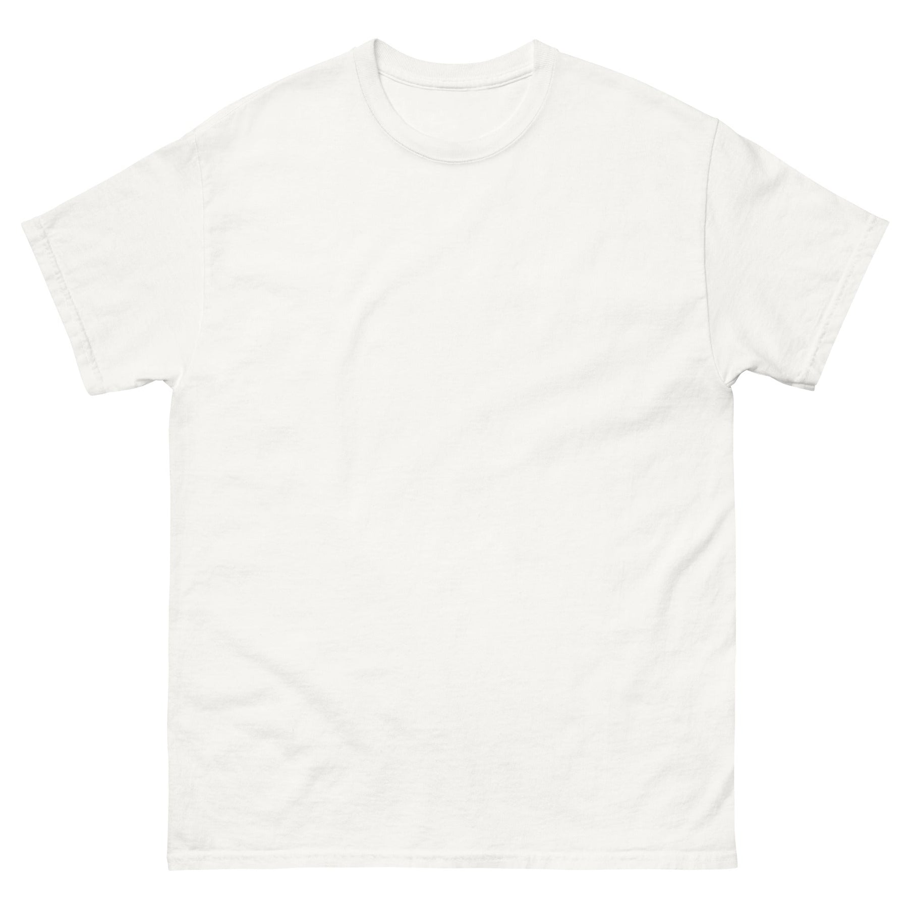 T-shirt unisex bianca "I DON'T MAKE MISTAKES I DATE THEM" di UNTLD, con stampa frontale, tessuto morbido e comodo.