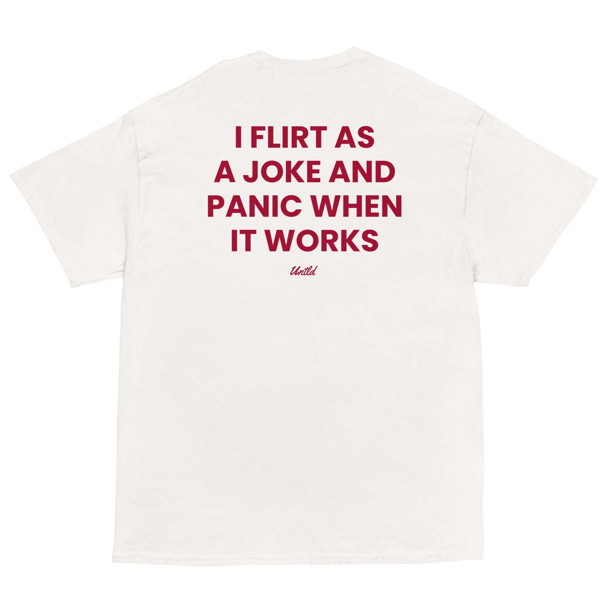 I FLIRT AS A JOKE AND PANIC WHEN IT WORKS